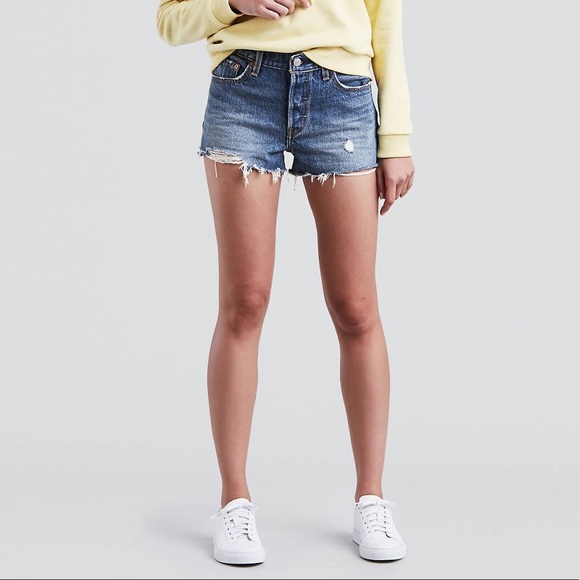 Levi's Pants - LEVI’S Distressed 501 Shorts